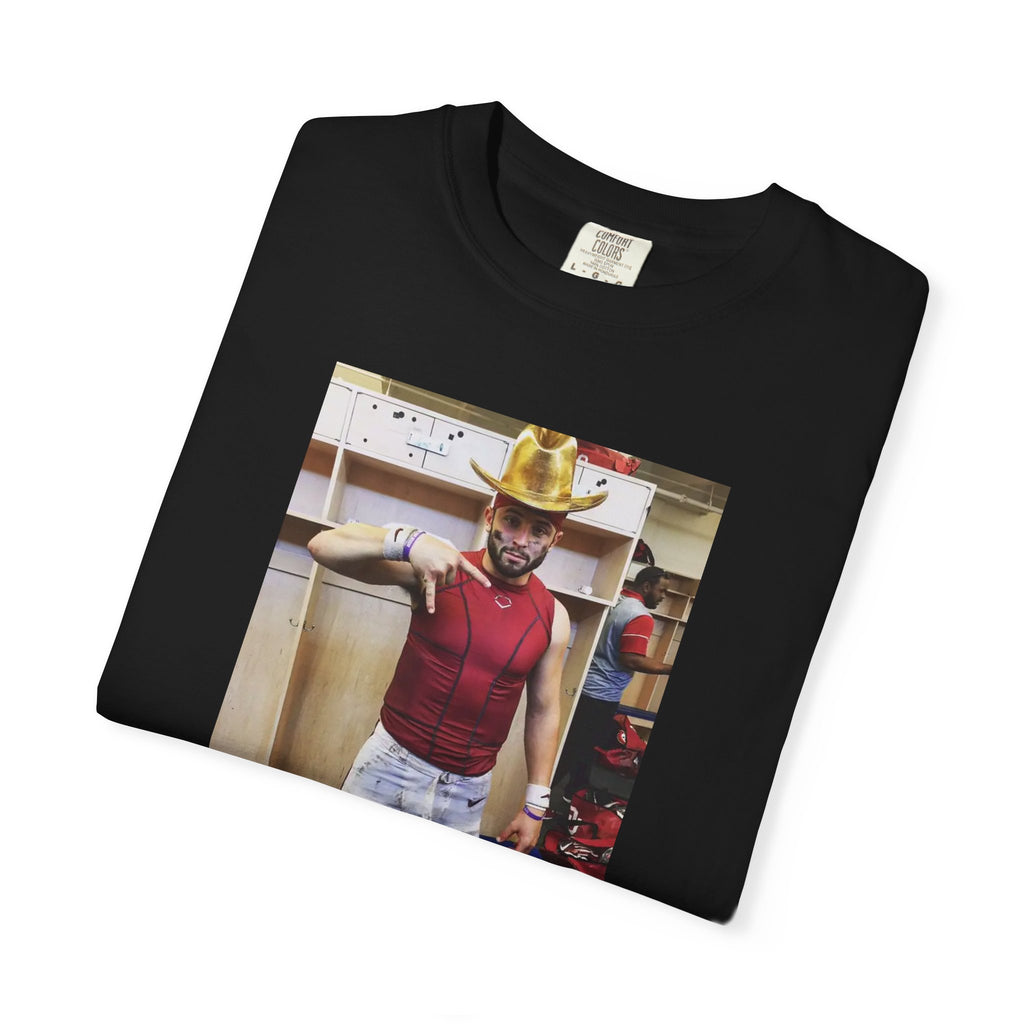 Golden Hat Horns Down T-Shirt